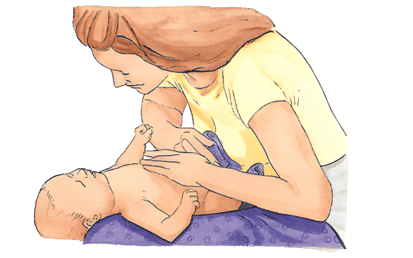 Babymassagen bringen für Eltern und Kind nur Vorteile