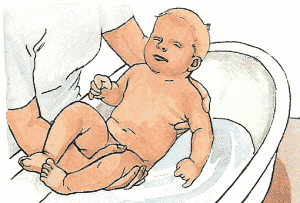 Babypflege von Kopf bis Fuß, Körperkontakt gibt Geborgenheit