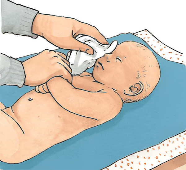 Babypflege von Kopf bis Fuß, Körperkontakt gibt Geborgenheit